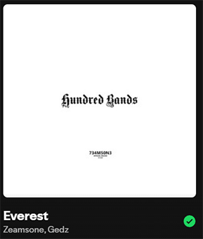 Everest song screen